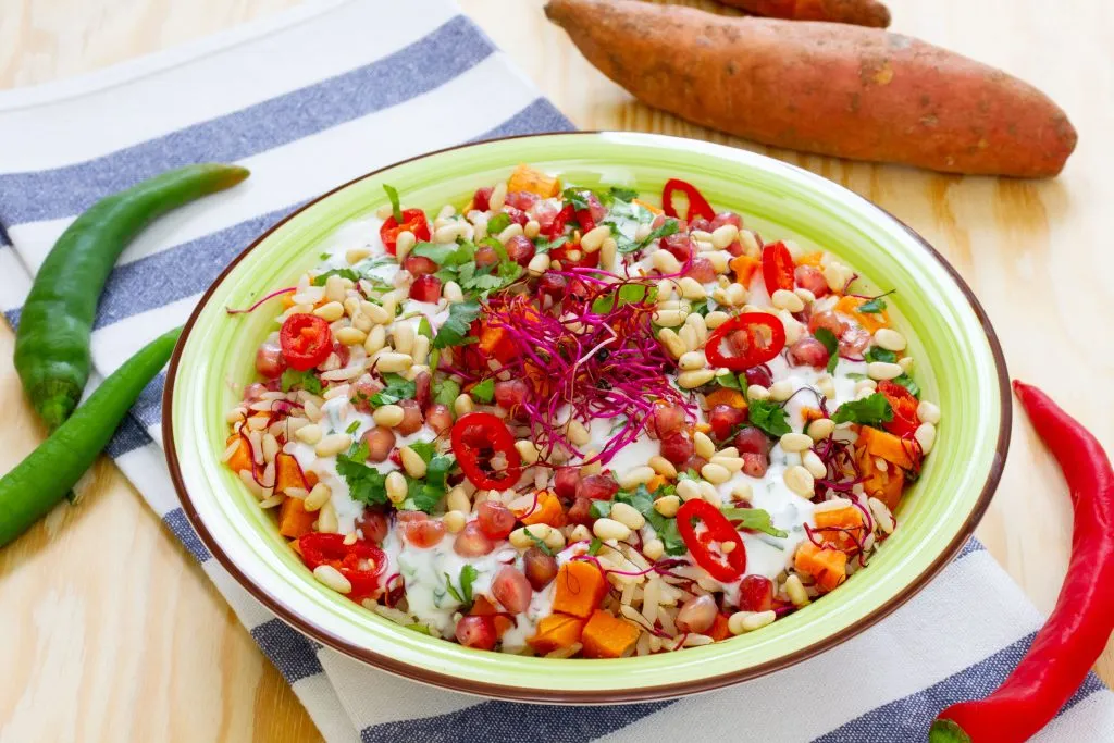 Rice and potato salad