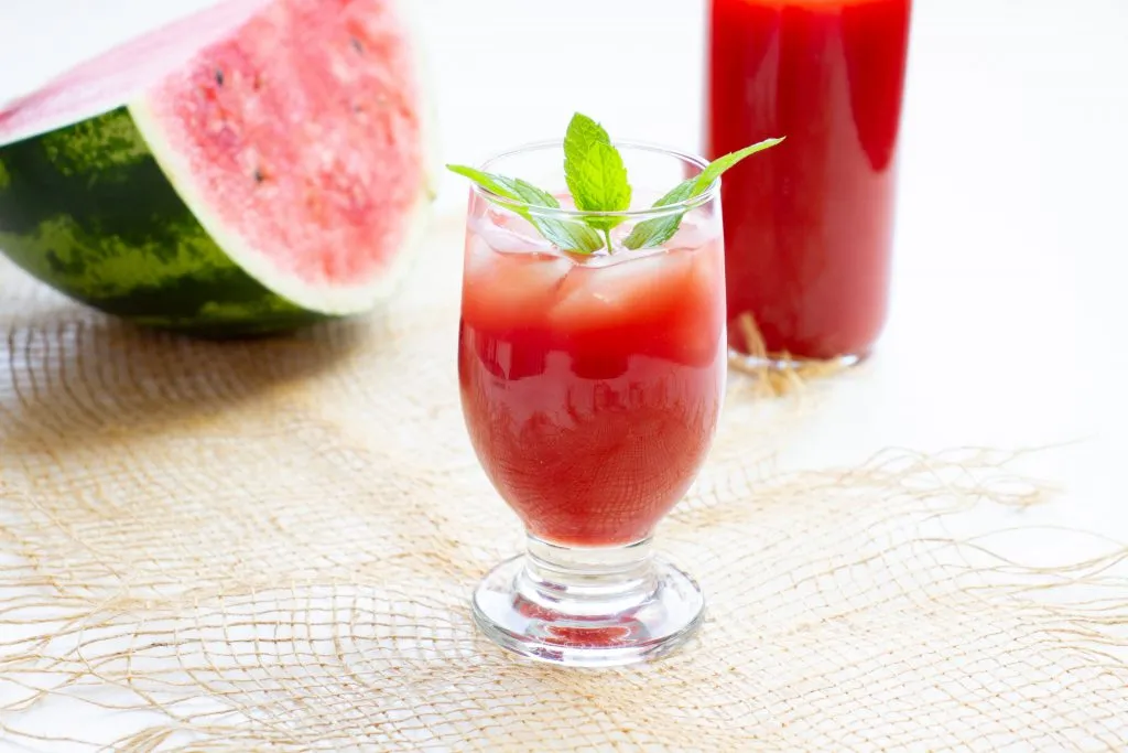 Fresh watermelon juice