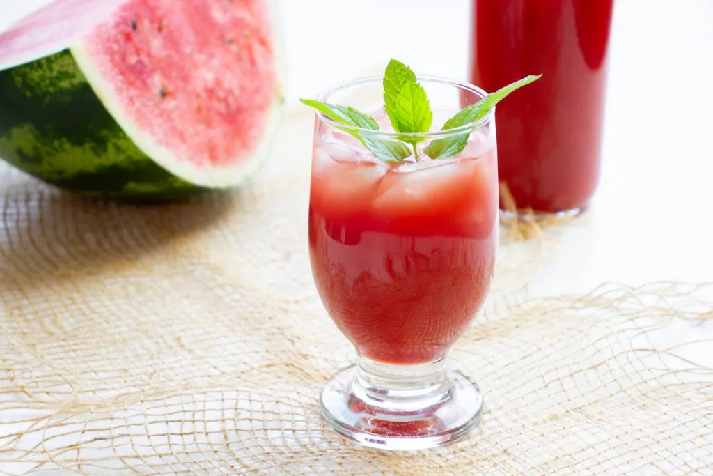 Fresh watermelon juice