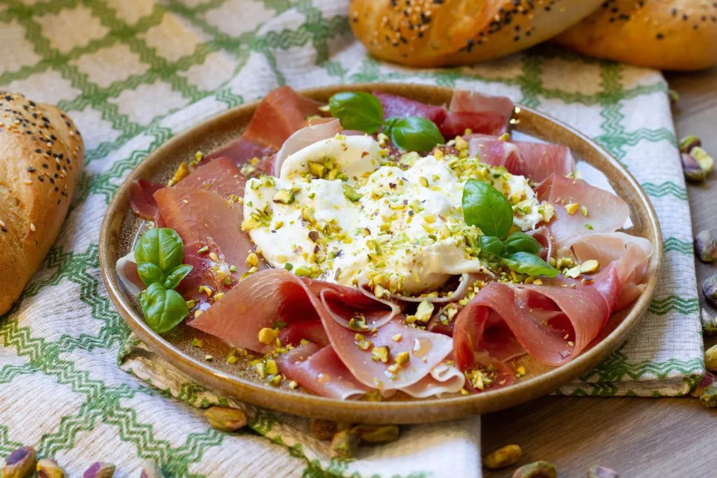 Cheese and ham