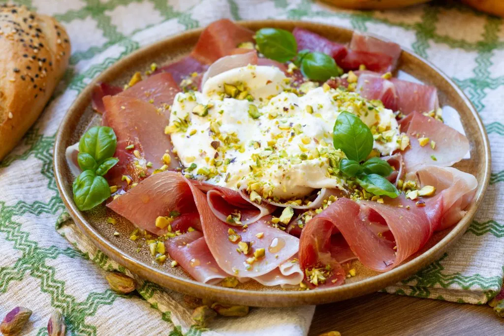 Cheese and ham