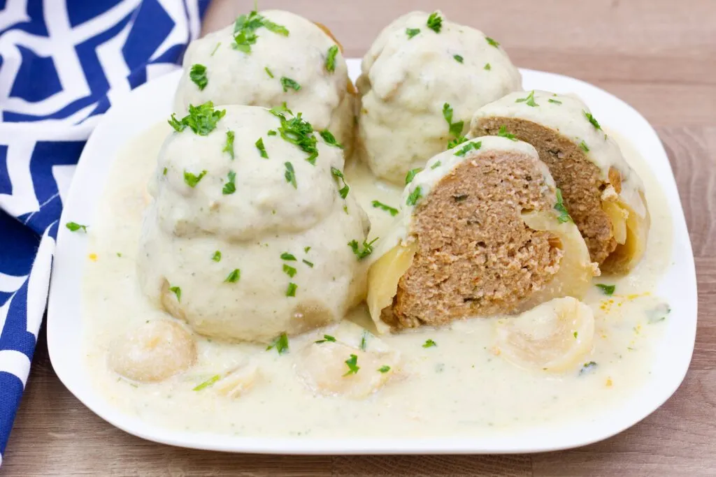 Stuffed kohlrabi recipe