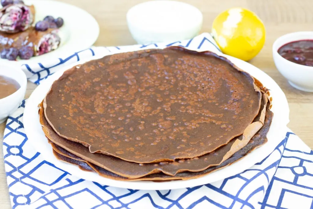 Chocolate crêpes recipe