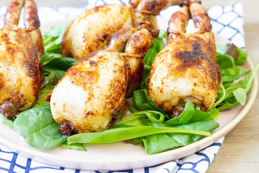 Baked quail recipe