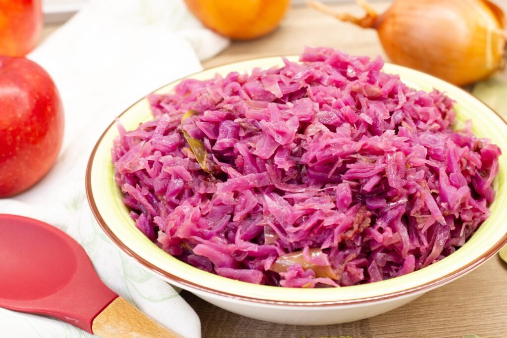 Stewed red cabbage recipe