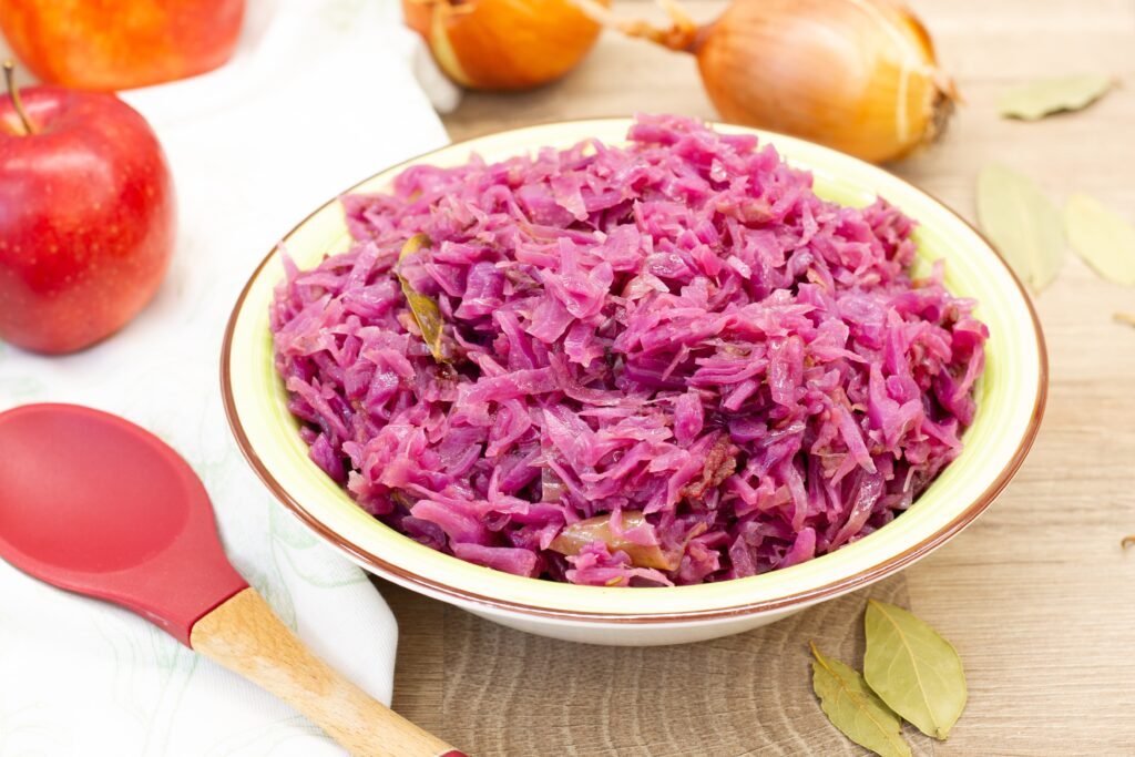 Stewed red cabbage recipe