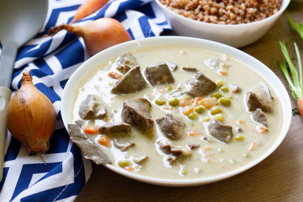 Pork heart goulash recipe