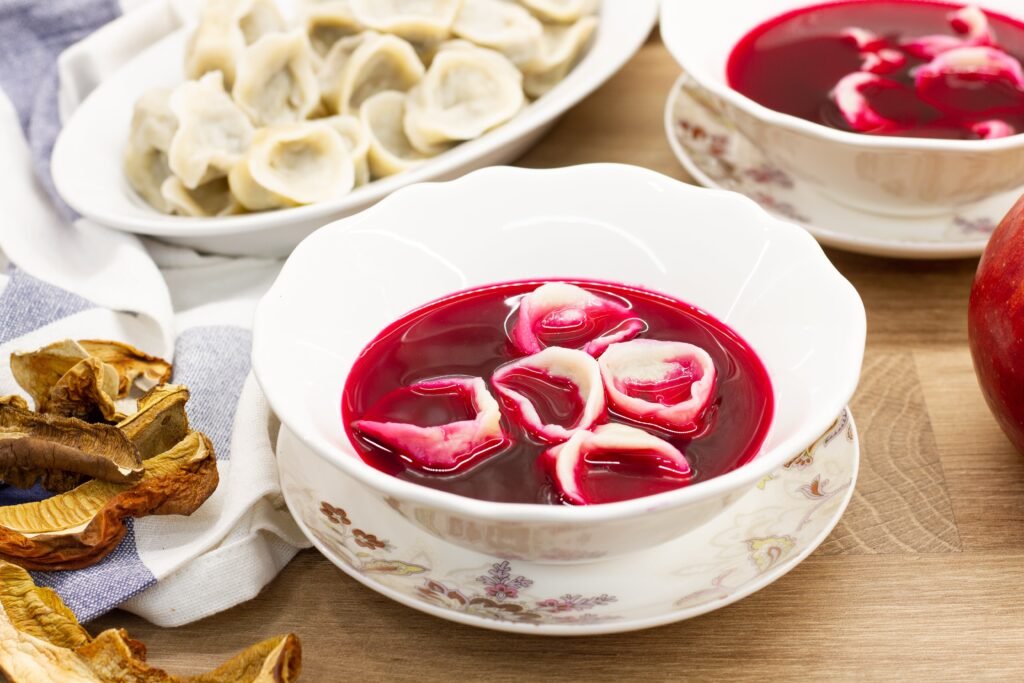 Christmas Eve red borscht recipe