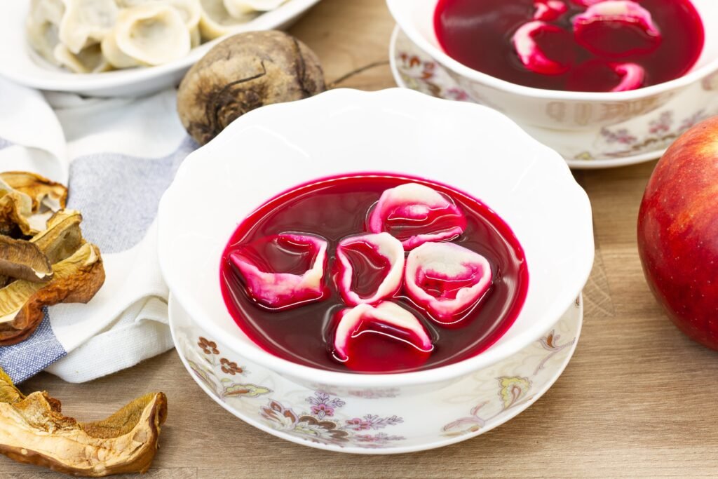 Christmas Eve red borscht recipe