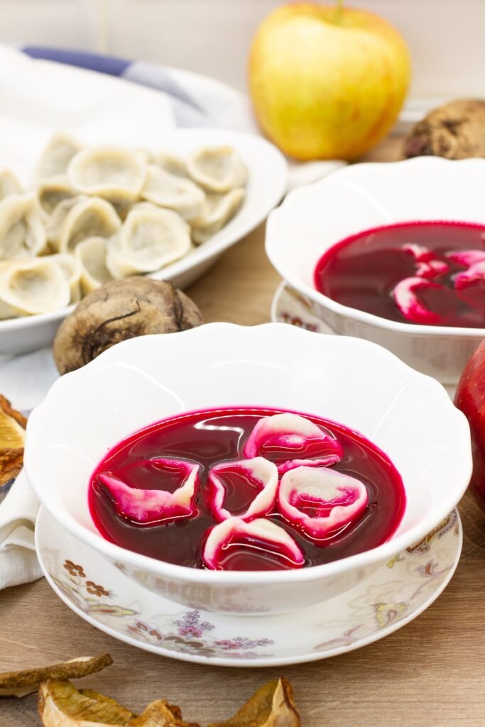 Christmas Eve red borscht recipe
