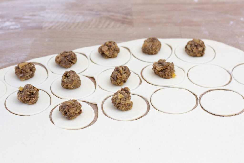 Polish uszka dumplings with mushrooms recipe