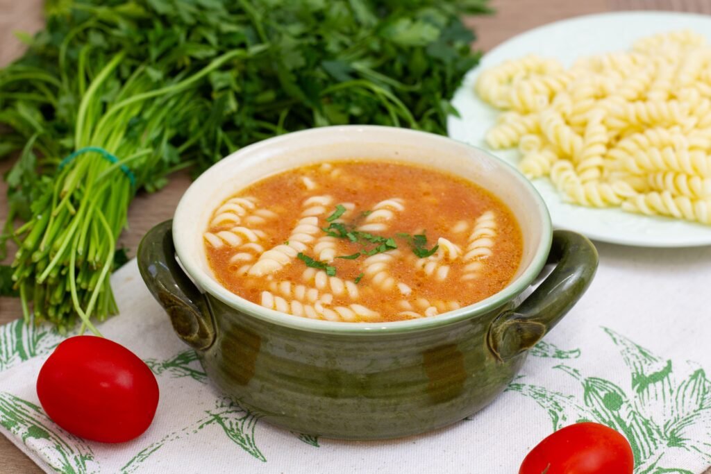 Tomato soup in broth recipe