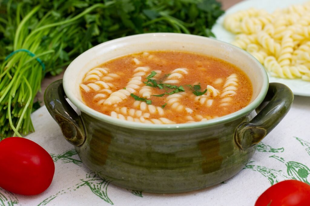 Tomato soup in broth recipe