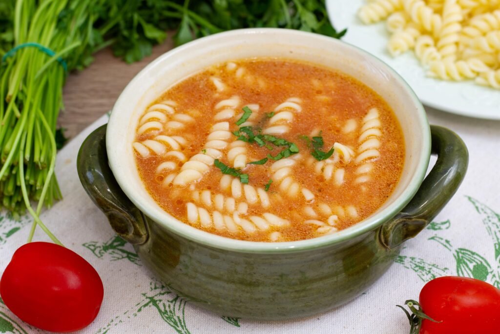 Tomato soup in broth recipe