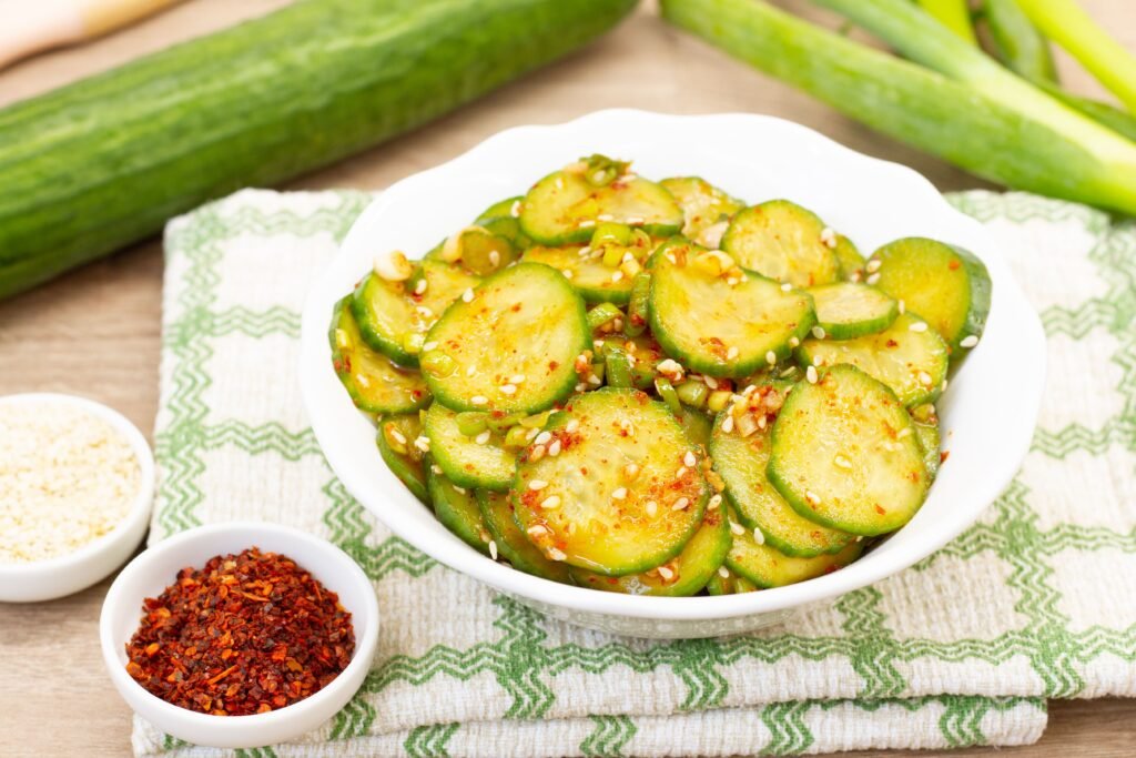 Recipe for spicy cucumber salad - Oi Muchim
