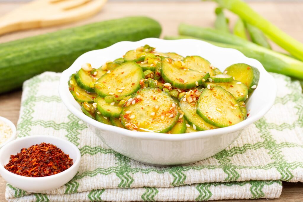 Recipe for spicy cucumber salad - Oi Muchim
