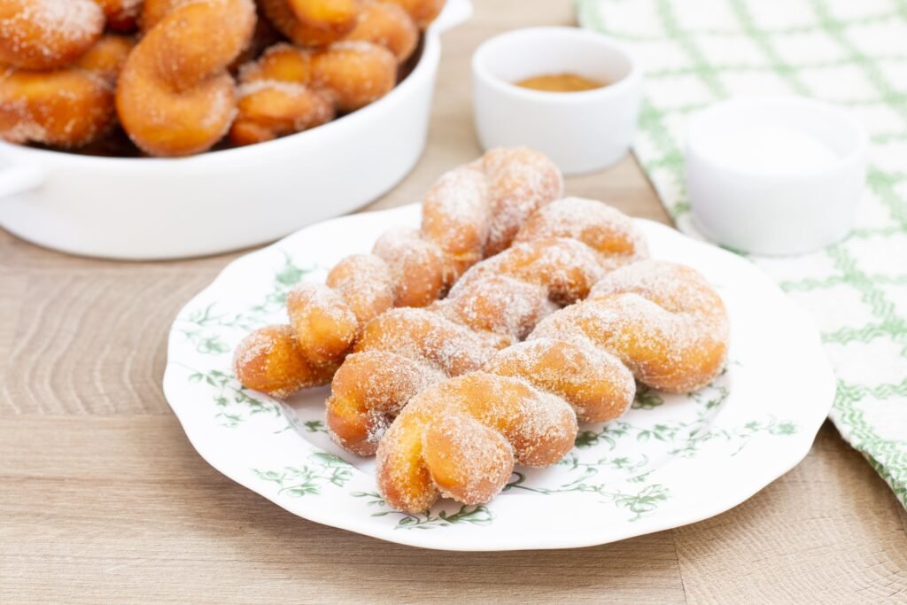 Twisted donuts - kkwabaegi recipe