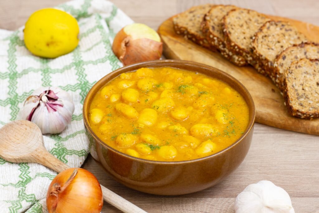 Recipe for butter beans in curry sauce