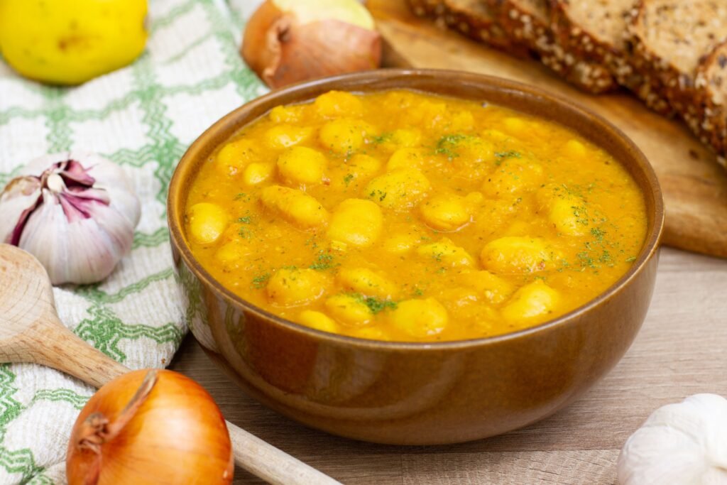 Recipe for butter beans in curry sauce