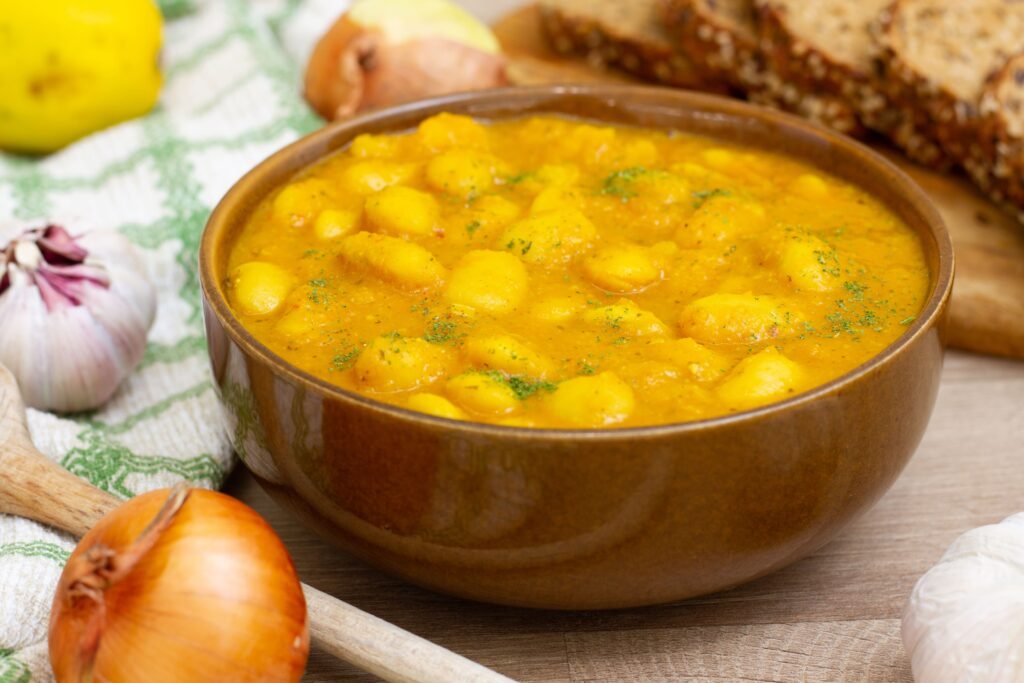 Recipe for butter beans in curry sauce