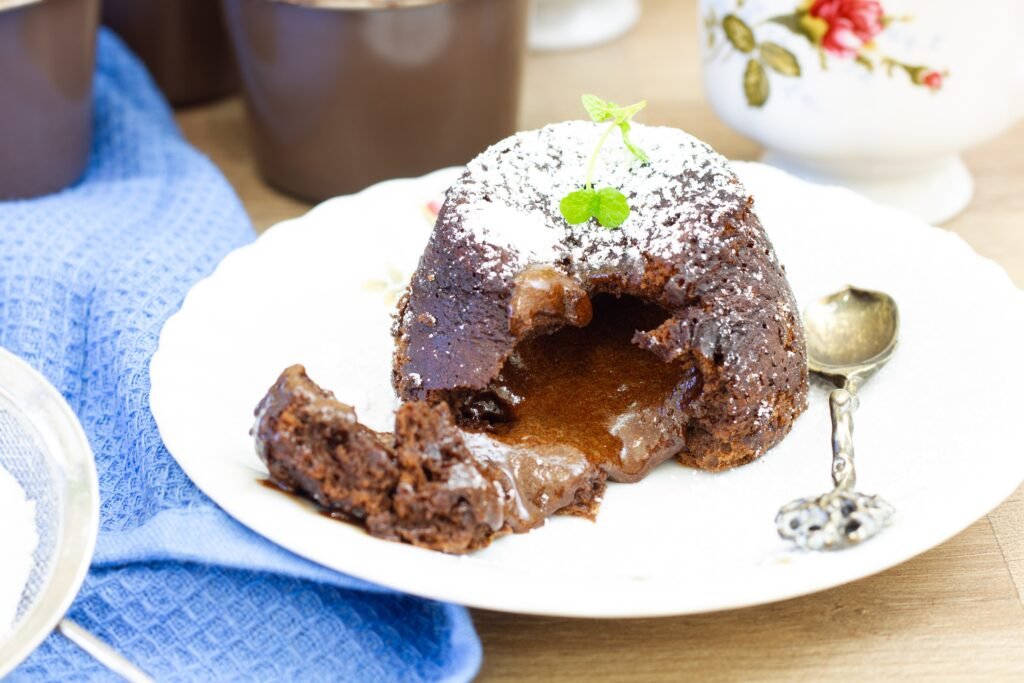 Recipe for lava cake (molten chocolate)