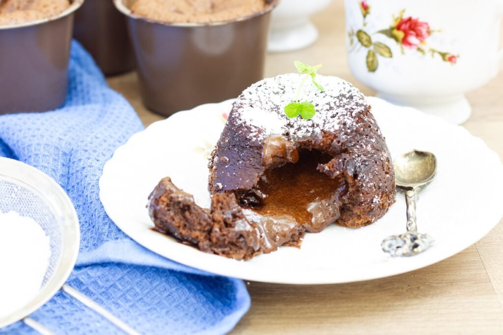 Recipe for lava cake (molten chocolate)