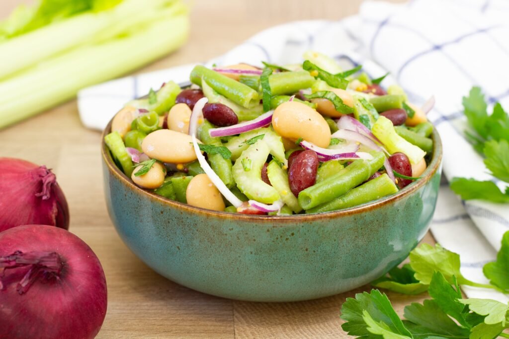 Recipe for three bean salad