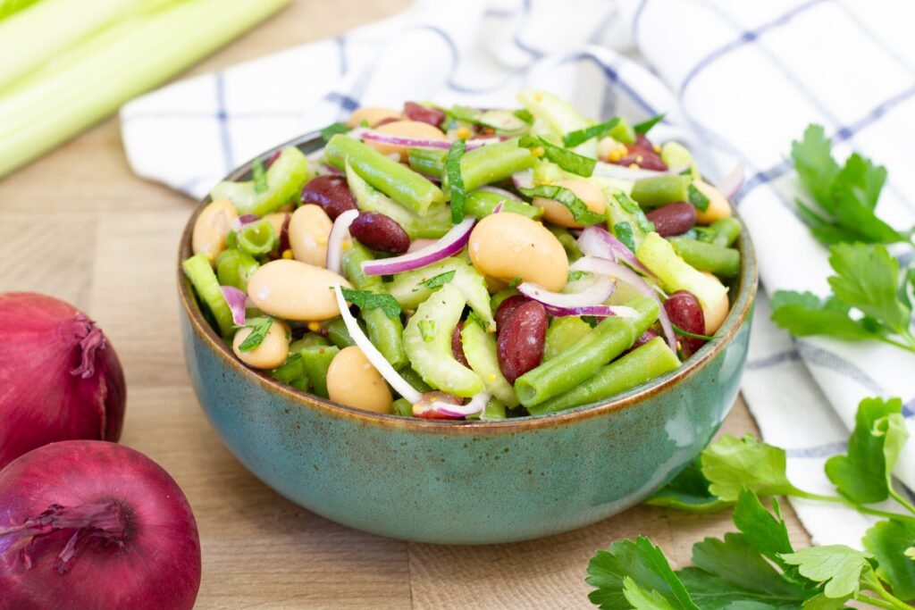 Recipe for three bean salad