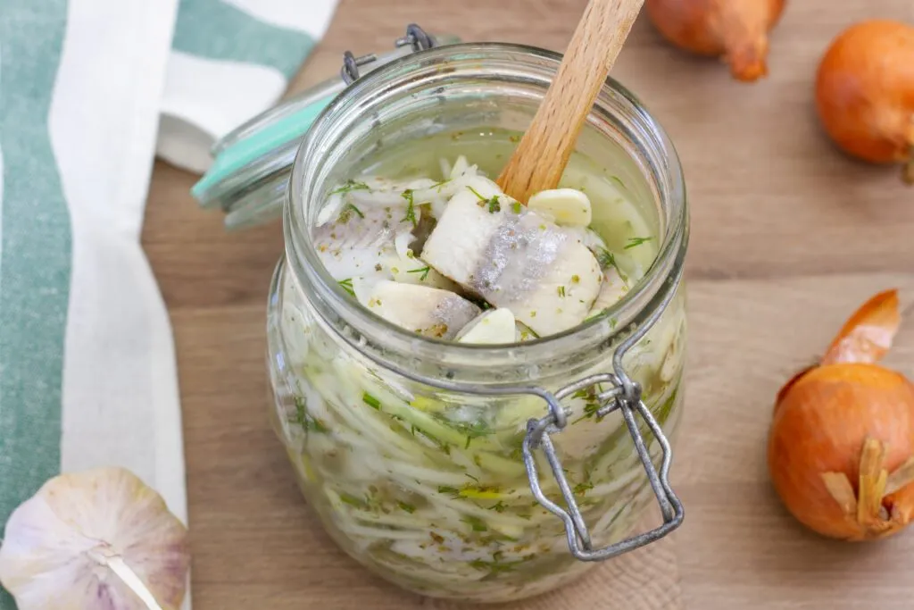 Recipe for Jewish-style herring