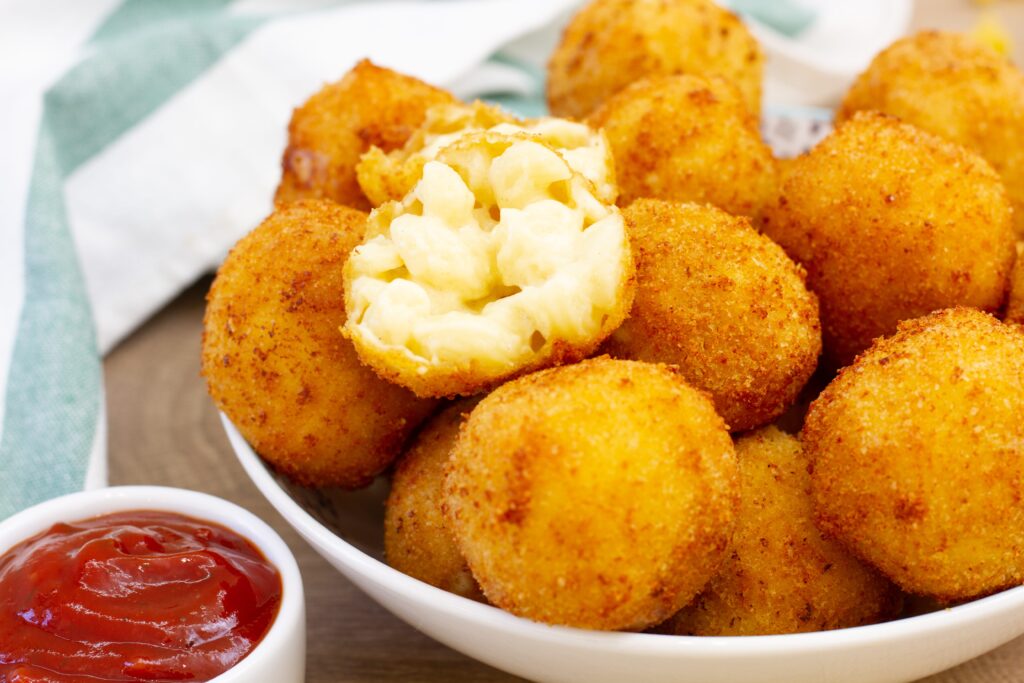 Recipe for mac & cheese balls