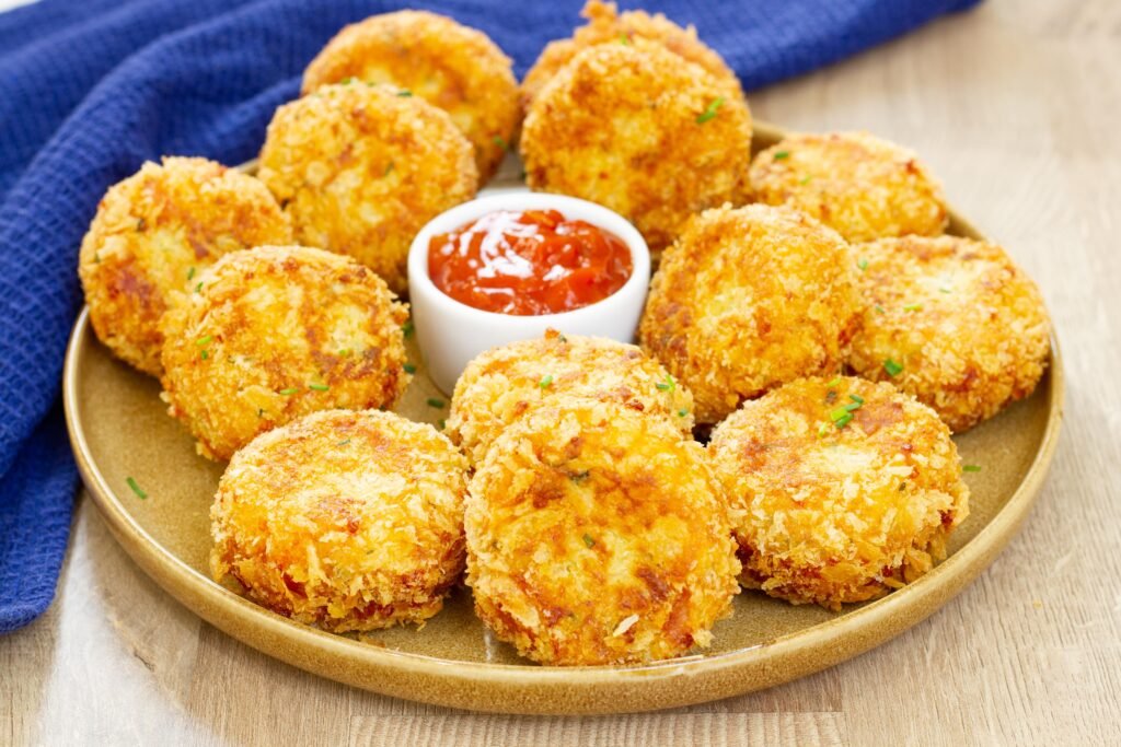 Recipe for potato and cheese cakes