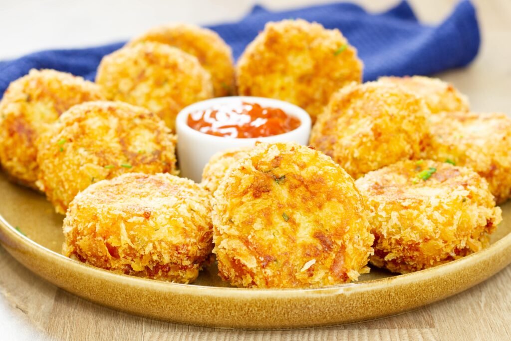 Recipe for potato and cheese cakes