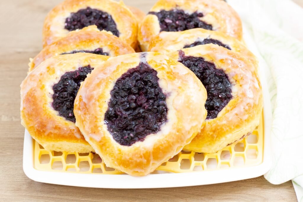 Recipe for bilberry buns