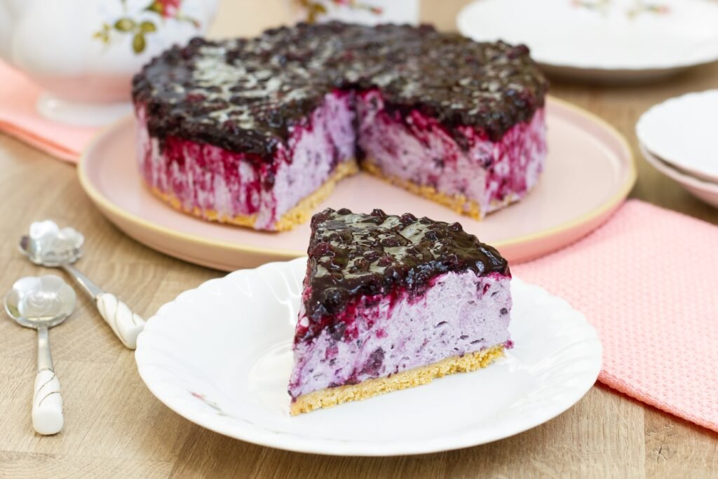 Recipe for cheesecake with bilberries