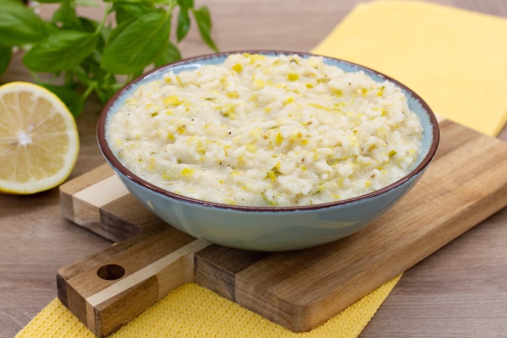 Recipe for leek risotto