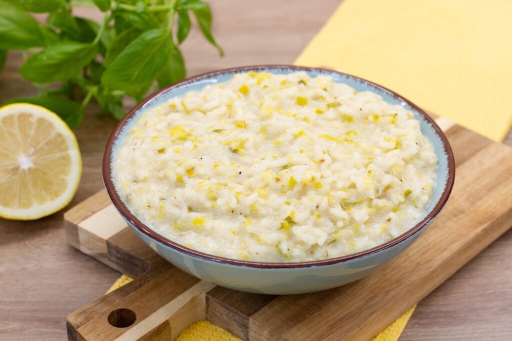 Recipe for leek risotto