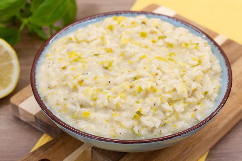 Recipe for leek risotto