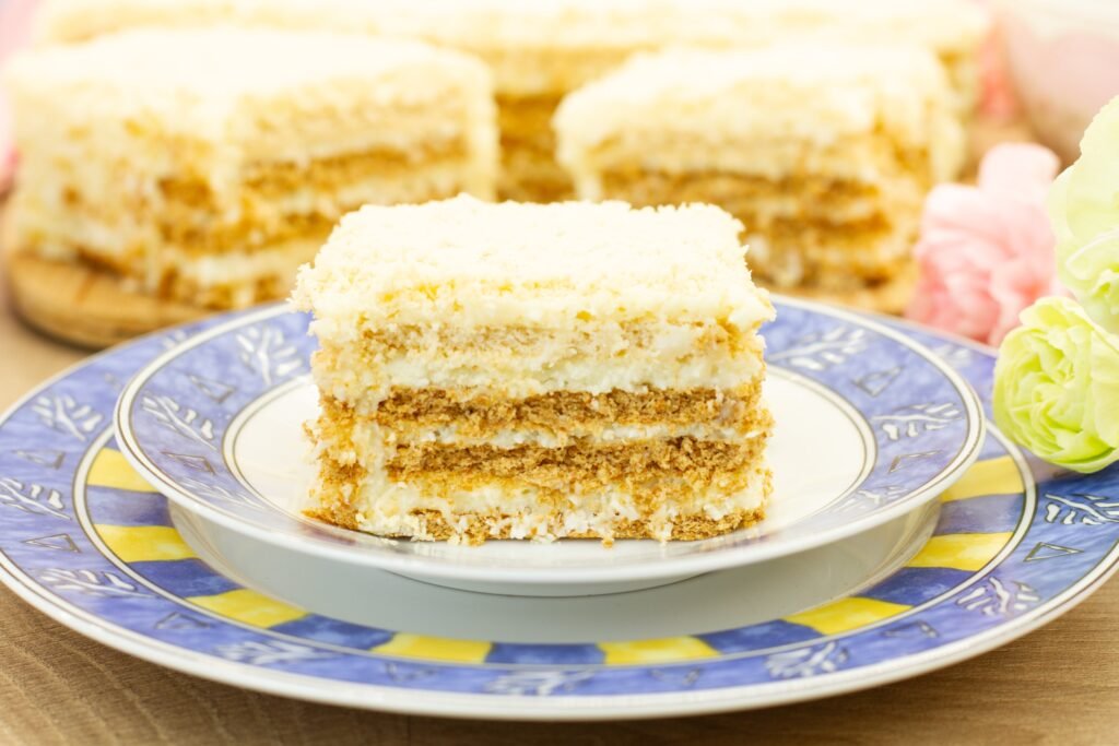 Recipe for no-bake Raffaello cake
