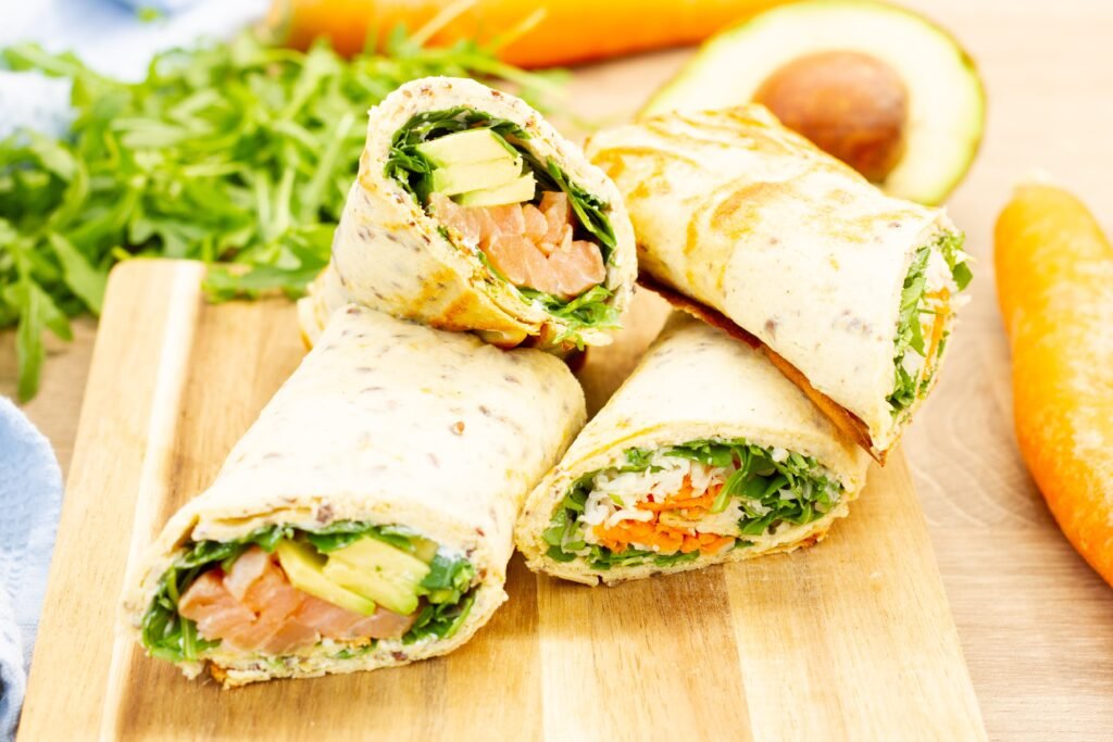 Recipe for cottage cheese tortilla wraps