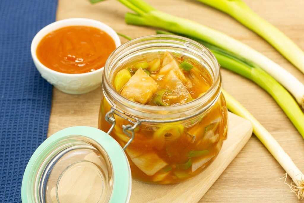 Recipe for herring in sweet and sour sauce
