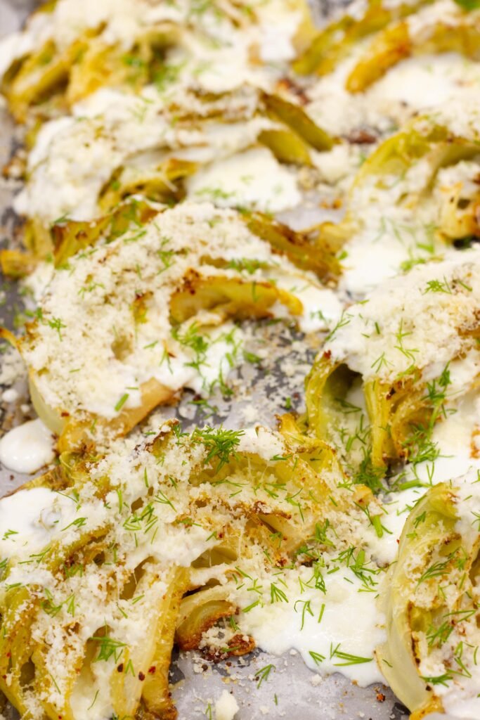 Recipe for young baked cabbage