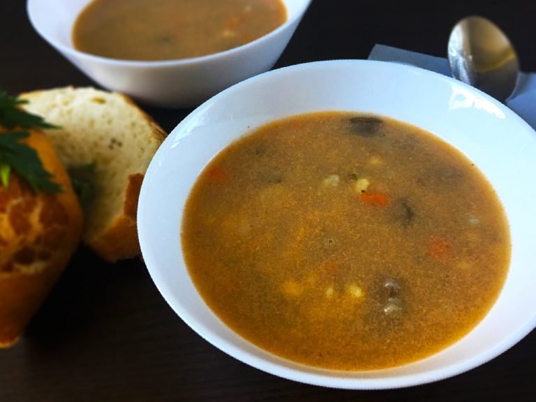 Rich beef soup