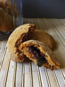 Pumpkin cookies with filling