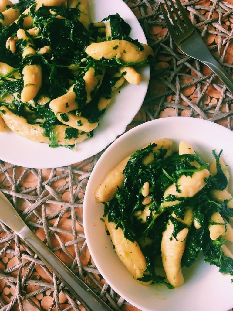 Sweet potato dumplings