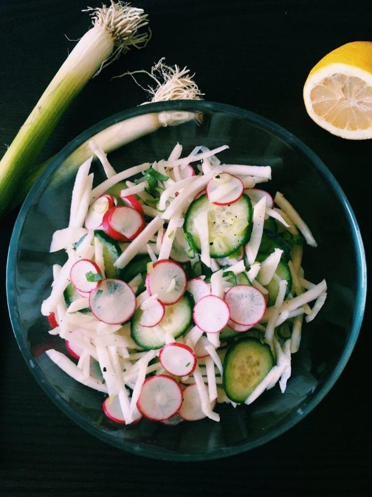 Healthy vegetable salad