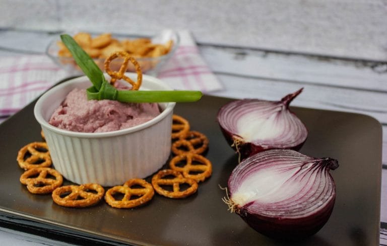 Celeriac and onion dip