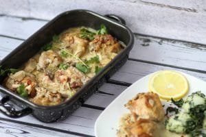 Baked chicken drumsticks