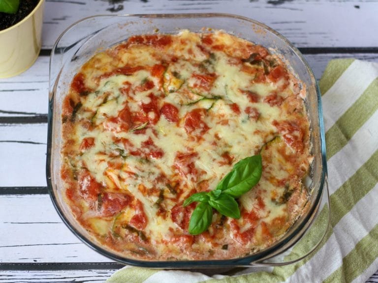 Zucchini and tomato casserole