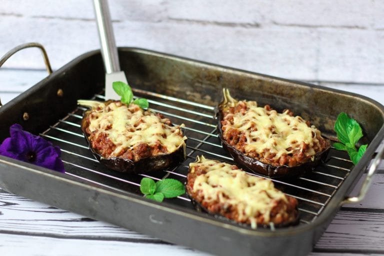 Stuffed eggplant