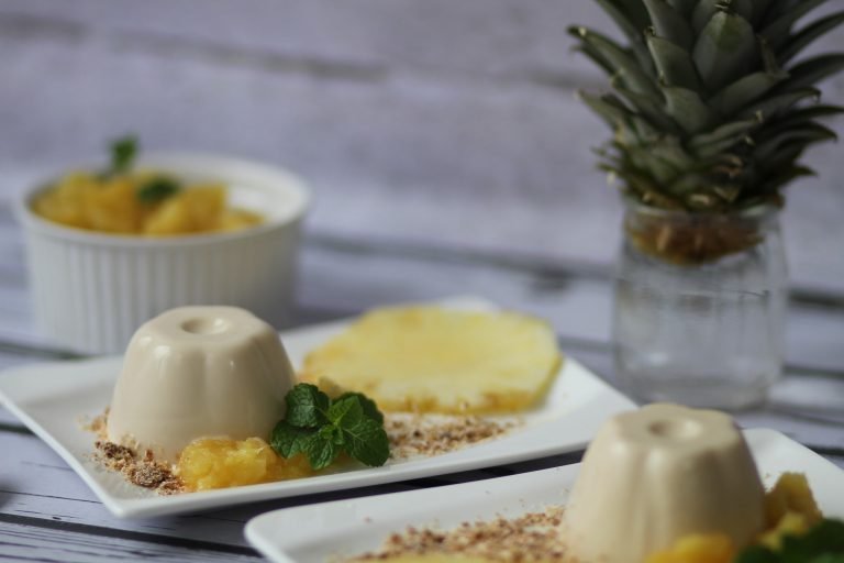 Coconut panna cotta